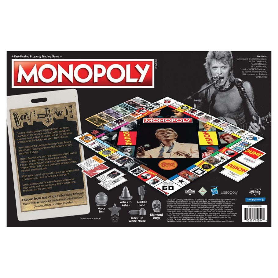 Monopoly David store Bowie Edition