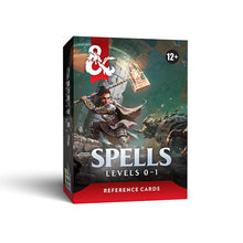 Load image into Gallery viewer, D&amp;D, 5e: Reference Cards- Trove Spells 1