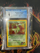 Load image into Gallery viewer, Graded Slab: Rocket's Scyther (2000) Gym Heroes 1st Edition (CCG 9)