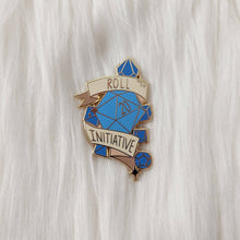 Load image into Gallery viewer, Roll Initiative - Enamel Pin: Green