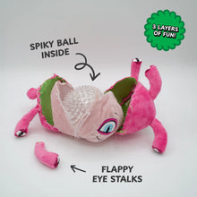 Load image into Gallery viewer, Eye Beast 3-in-1 Plush Dog Toy - Medium