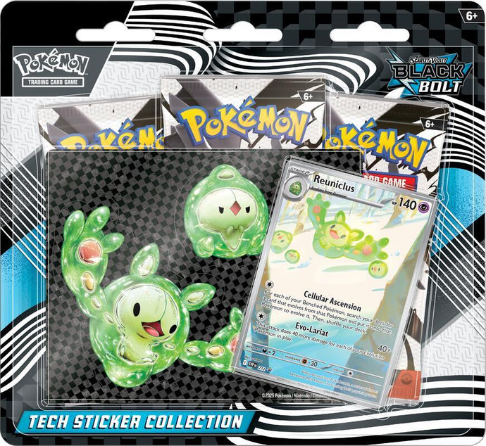 Pokémon: Scarlet & Violet Black Bolt - 3-Pack Tech Sticker (local only)