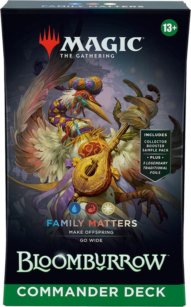 Magic the Gathering: Bloomburrow - Commander Decks (Choose one - Squirreled Away, Animated Army, Peace Offering, OR Family Matters)