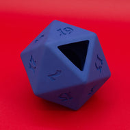 D20 Dog Toy - Treat Dispenser - Blue