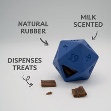 Load image into Gallery viewer, D20 Dog Toy - Treat Dispenser - Blue