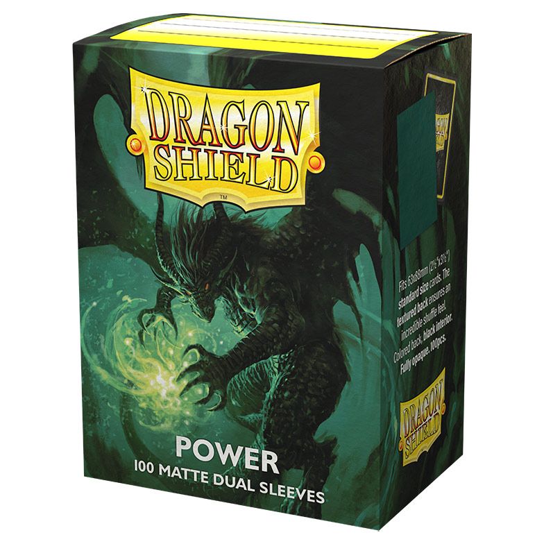 Dragon Shields: (100) Dual Matte Power