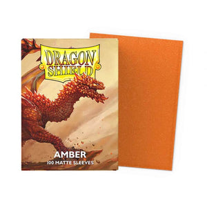 Dragon Shield Matte Sleeve: Amber (100)
