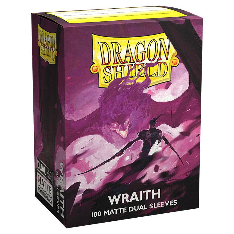 Dragon Shields: (100) Dual Matte: Wraith