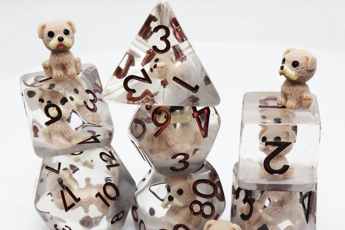 Hazel the Good Doggo RPG Dice Set