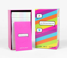 Load image into Gallery viewer, You Think You Know Me: A Conversational Card Game