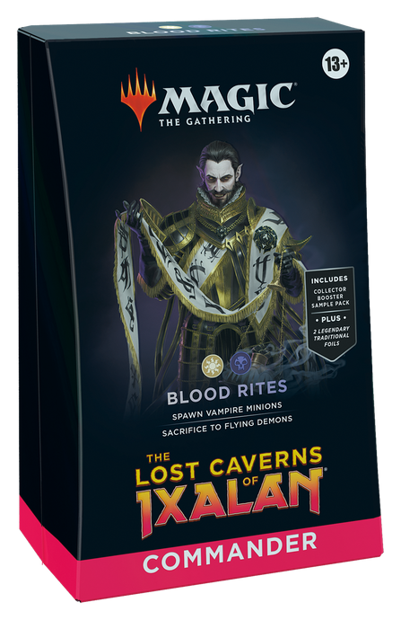 Magic the Gathering: Lost Caverns of Ixalan - Commander Decks (Ahoy Mateys, Blood Rites, Explorers of the Deep, or Veloci-Ramp-Tor)