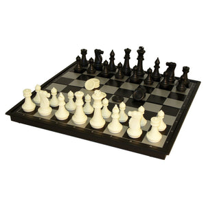14" Folding Mag Chess & Non-Mag Checkers