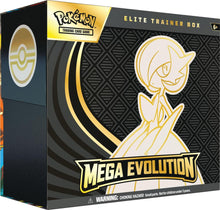 Load image into Gallery viewer, Pokémon: Scarlet &amp; Violet Mega-Evolution - Elite Trainer Box (LIMIT 1 - in-store only - RANDOM ETB)