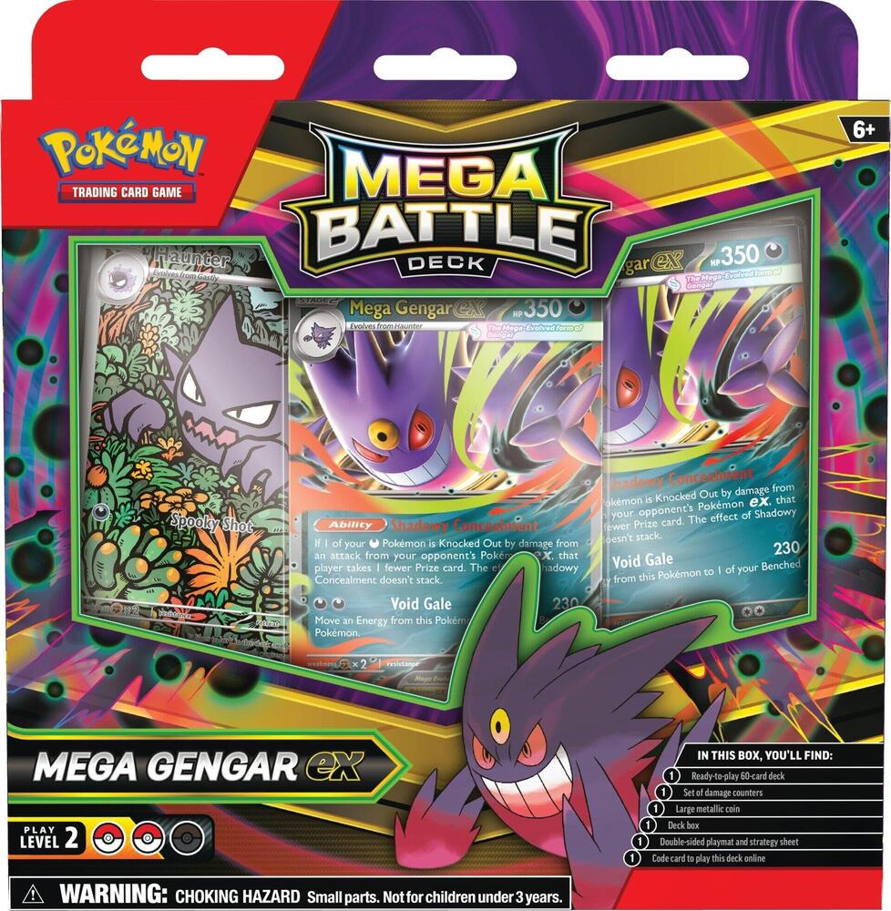 Pokémon TCG: Mega Battle Deck—Gengar ex OR Diancie ex [CHOOSE ONE]