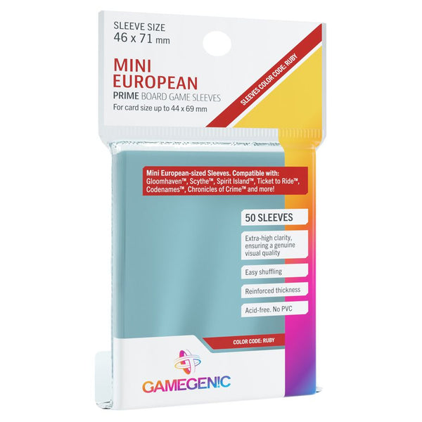 GameGenic Sleeves: Mini European BGE's Tabletop GameGenic Sleeves: Mini European BGE's Tabletop