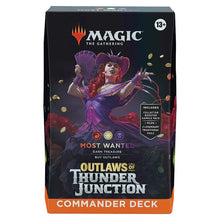 Load image into Gallery viewer, Magic the Gathering: Outlaws of Thunder Junction - Commander Decks (Choose one - Quick Draw, Grand Larceny, Desert Bloom, OR Most Wanted)