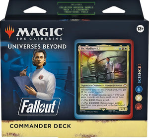 Magic the Gathering: Universes Beyond: Fallout - Commander Decks (Mutant Menace, Hail, Caesar, Science!, OR Scrappy Survivors)