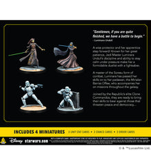 Load image into Gallery viewer, STAR WARS: SHATTERPOINT - PLANS AND PREPARATION: LUMINARA UNDULI SQUAD PACK