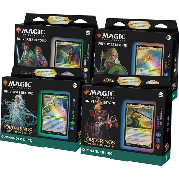 Universes Beyond: The Lord of the Rings: Tales of Middle-earth - Commander Decks Universes Beyond: The Lord of the Rings: Tales of Middle-earth - Commander Decks