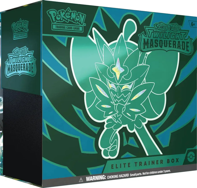 Pokémon: Scarlet & Violet Twilight Masqeurade - Elite Trainer Box (Flutter Mane OR Iron Thorns)