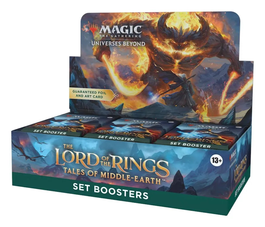 Universes Beyond: The Lord of the Rings: Tales of Middle-earth - Set Booster Display