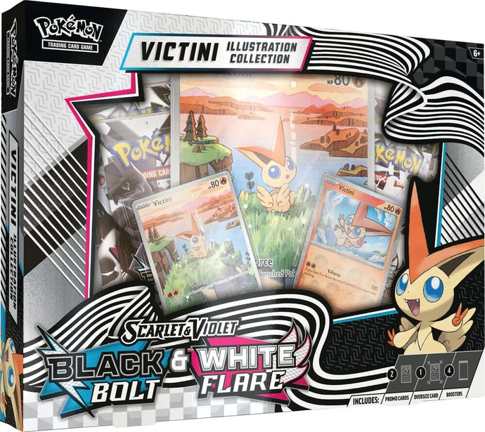 Pokémon: Scarlet & Violet Black Bolt/White Flare Unova Victini Illustration Collection