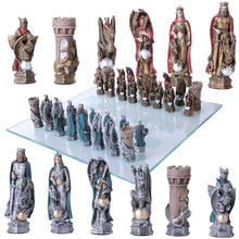 Load image into Gallery viewer, Chess Set - King Arthur Fantasy