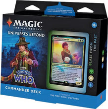 Load image into Gallery viewer, Magic the Gathering: Doctor Who - Commander Decks (Masters of Evil, Blast from the Past, Timey Wimey, OR Paradox Power)