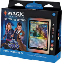 Load image into Gallery viewer, Magic the Gathering: Doctor Who - Commander Decks (Masters of Evil, Blast from the Past, Timey Wimey, OR Paradox Power)