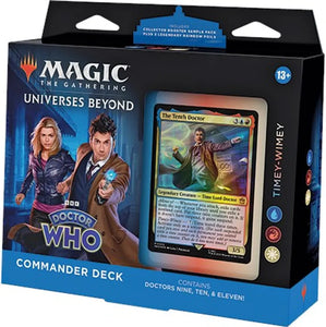 Magic the Gathering: Doctor Who - Commander Decks (Masters of Evil, Blast from the Past, Timey Wimey, OR Paradox Power)