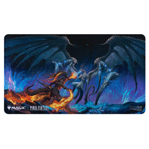 Magic the Gathering: Final Fantasy: Holofoil Playmat: Ifrit & Bahamut