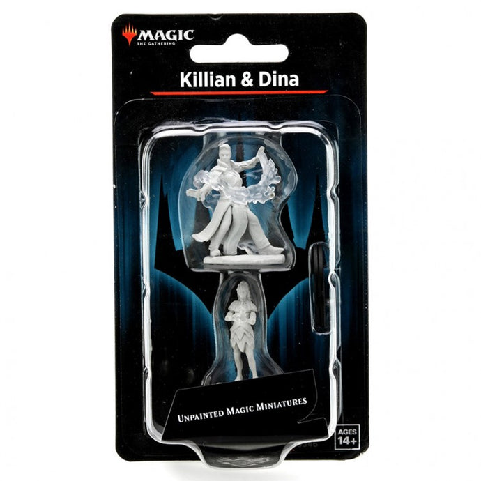 Magic the Gathering Unpainted Miniatures: Killian & Dina