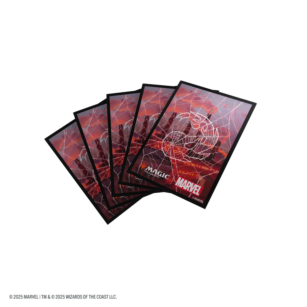 Magic: The Gathering | Marvel's Spider-Man Premium Art Sleeves - Spider-Man Mountain