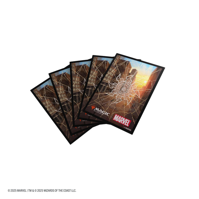 Magic: The Gathering | Marvel's Spider-Man Premium Art Sleeves - Spider-Man Plains