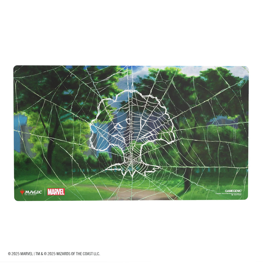 Magic: The Gathering | Marvel's Spider-Man Shiny Playmat - Spider-Man Forest