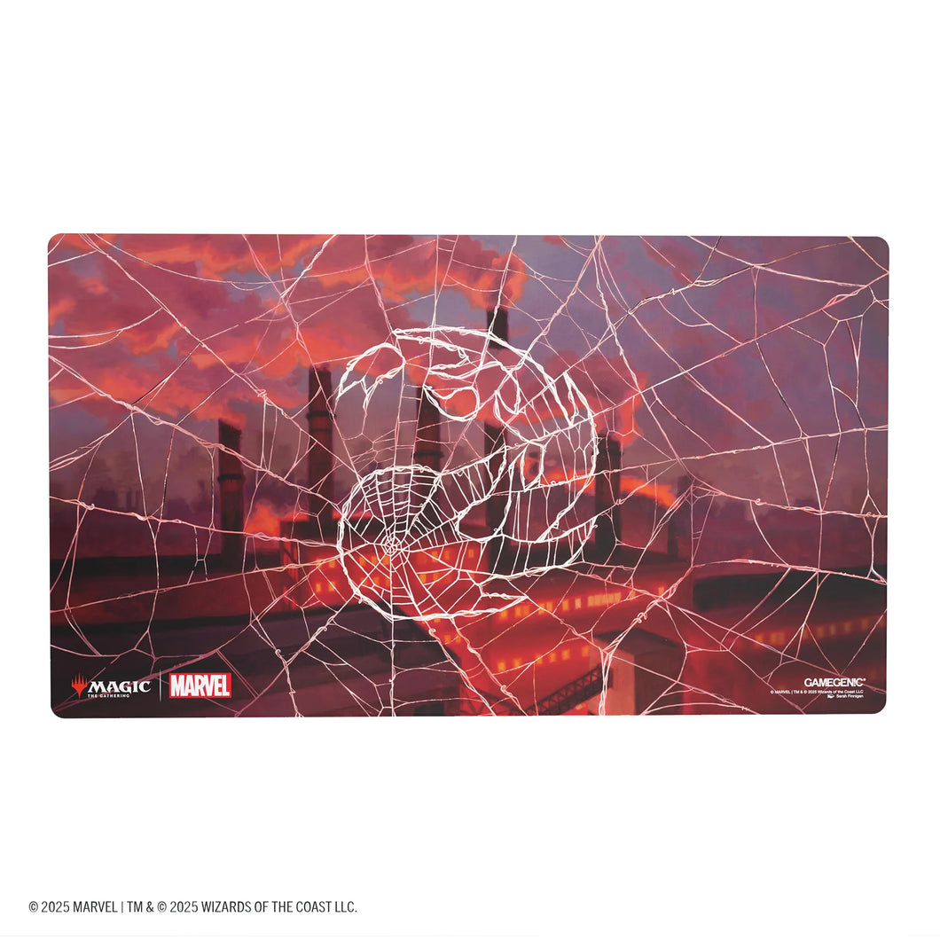 Magic: The Gathering | Marvel's Spider-Man Shiny Playmat - Spider-Man Mountain