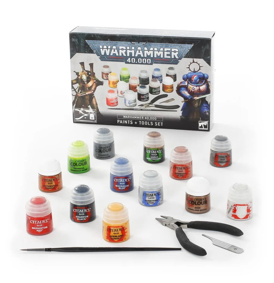 Warhammer 40,000 - Paints + Tool Set