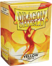Load image into Gallery viewer, Dragon Shields: (100) Matte Yellow