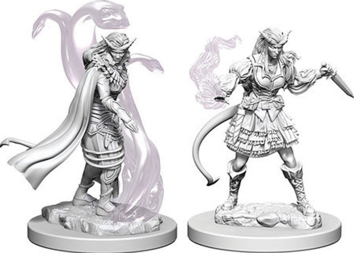 Dungeons & Dragons Nolzur`s Marvelous Unpainted Miniatures: W04 Tiefling Female Sorcerer