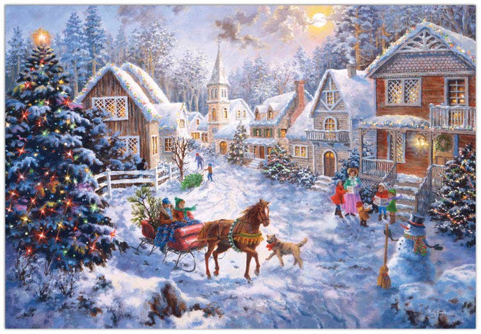 Christmas Sleigh Ride - 1000 Piece Jigsaw Puzzle