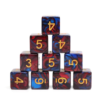 Blue Blood D6 Set - 12 piece D6's