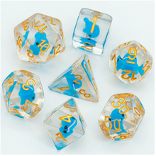 Load image into Gallery viewer, Blue Whale RPG Dice Set