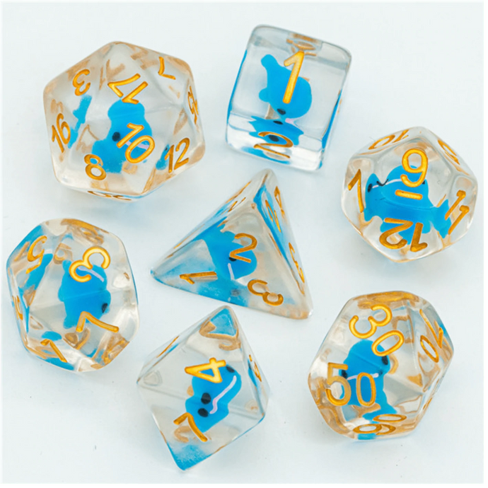 Blue Whale RPG Dice Set