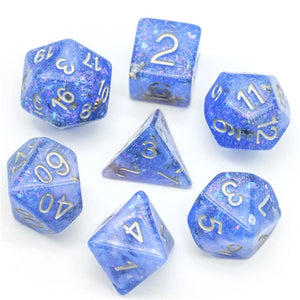 Blue & Pink Seabed Treasure Dice Set