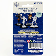 Load image into Gallery viewer, Critical Role Unpainted Miniatures: Pallid Elf Rogue &amp; Bard Male