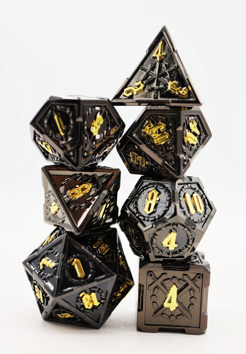 Demonic Sword RPG Metal Dice Set