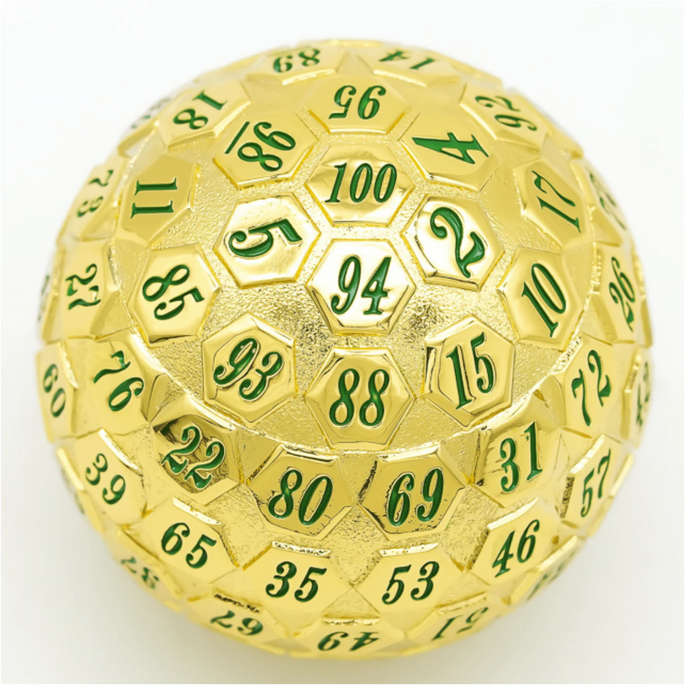 45mm Metal D100 - Gold with Green