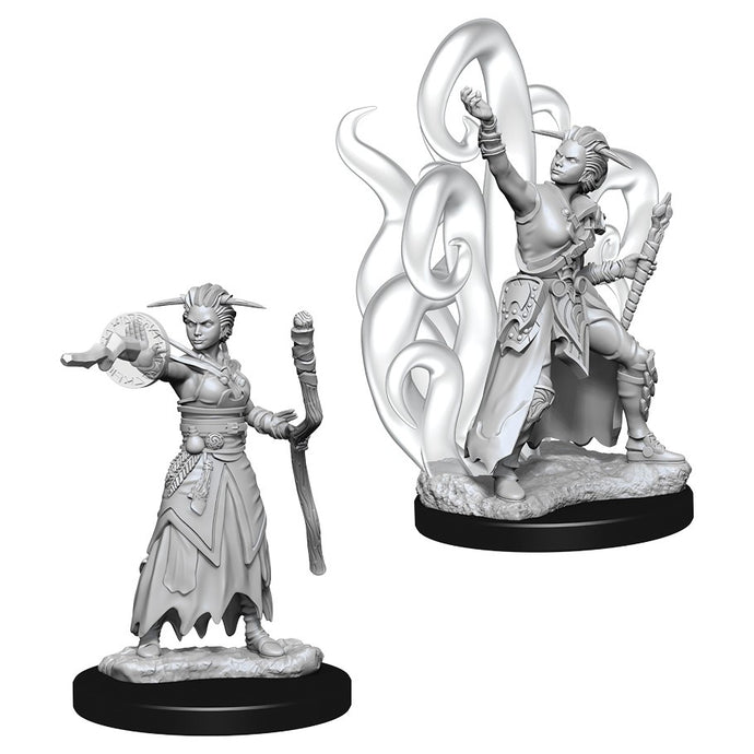 Dungeons & Dragons Nolzur`s Marvelous Unpainted Miniatures: W10 Female Human Warlock