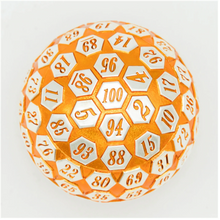 Load image into Gallery viewer, 45mm Metal D100 - Orange and Silver