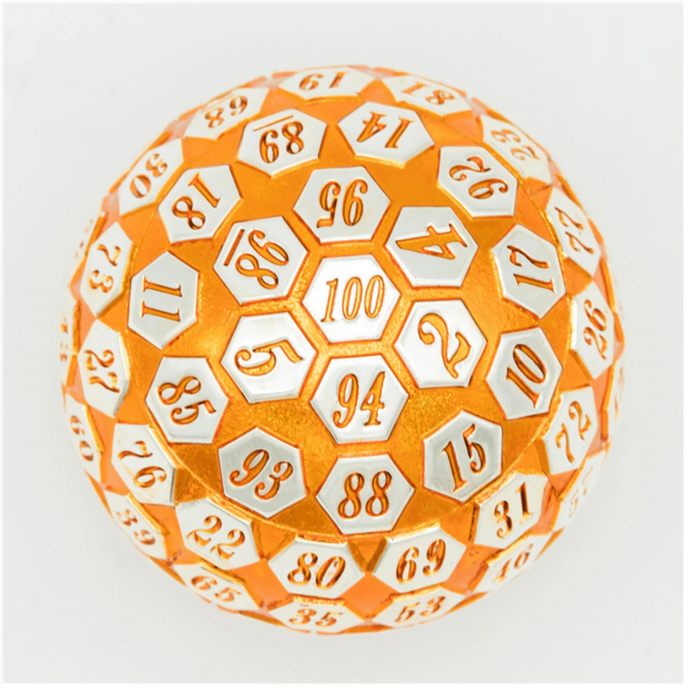 45mm Metal D100 - Orange and Silver